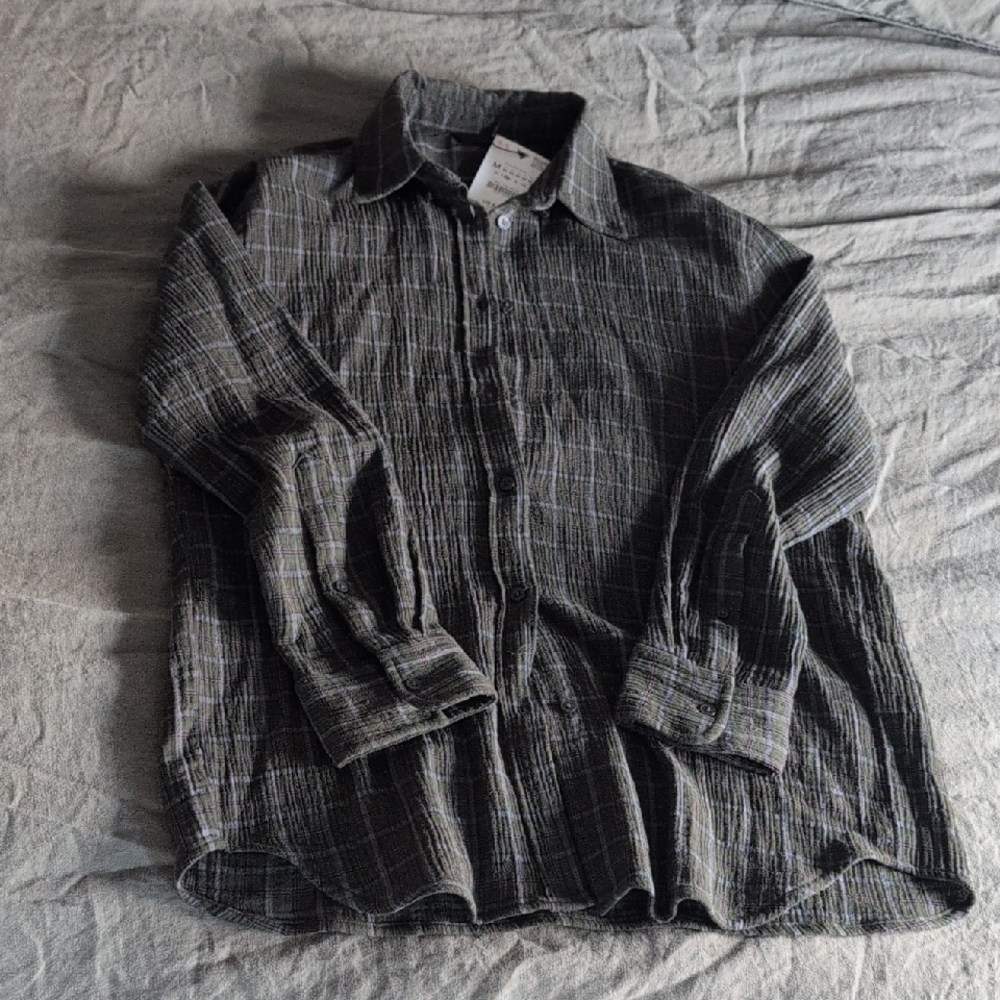 Zara Plaid Button Down
